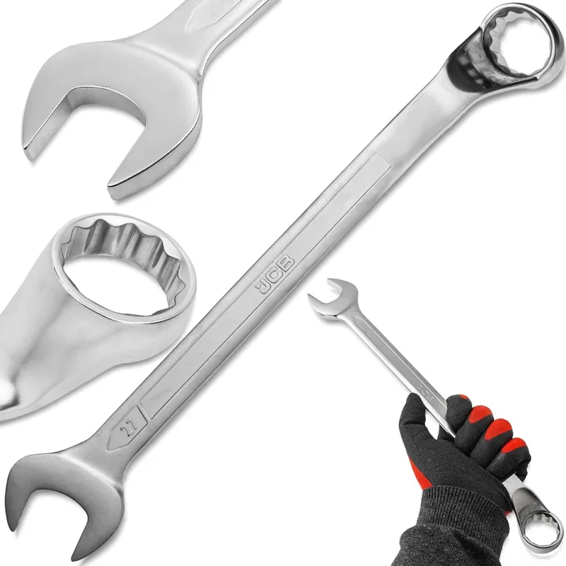 Ringsteeksleutel - 75° Gebogen - 27mm - CrV Staal van JCB – productafbeelding