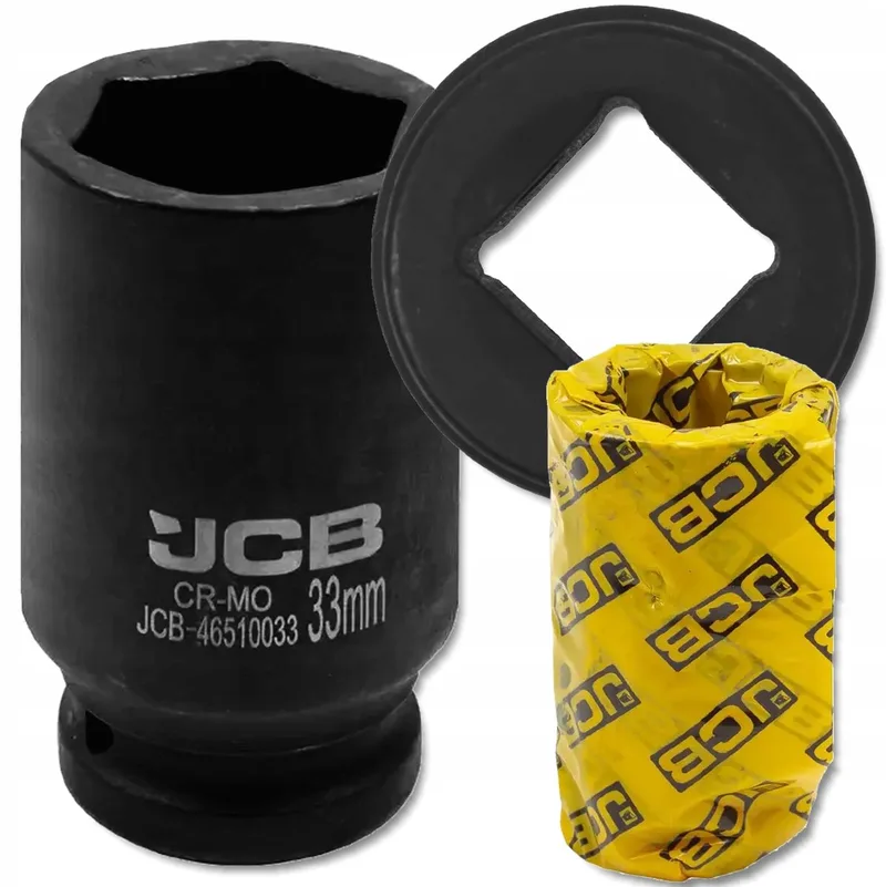 Serie - Diepe Dopsleutel - 33mm - 6-Kant - 3/4" Aandrijving by JCB, Black – product image
