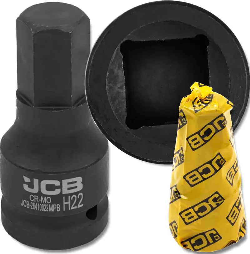 Serie - Dopsleutel - 22mm - 6-kant - Cr-Mo de JCB, Noir – image du produit