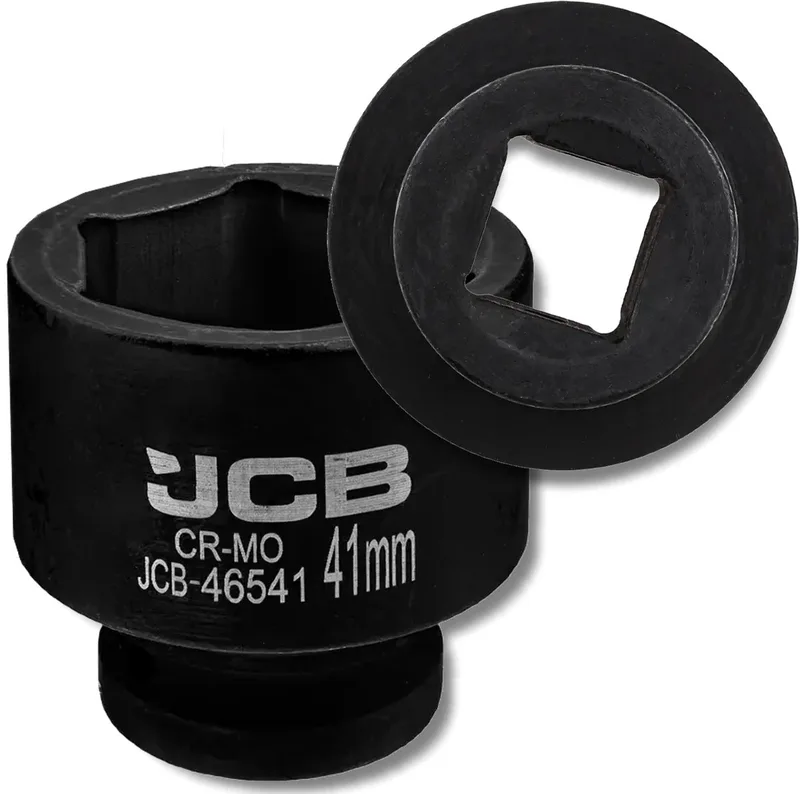 Serie Impact - Dopsleutel - 41mm - 6-kantig - CrMo von JCB, Schwarz – Produktbild