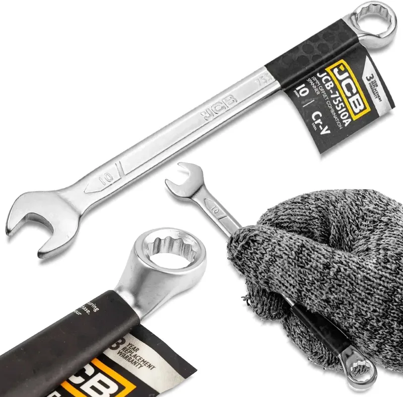 Serie - Ringsleutel - 10 mm - 75 Graden Gebogen - 12-kantig by JCB – product image