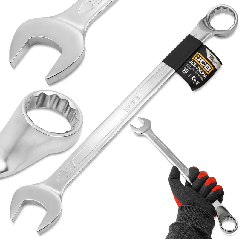 Serie - Ringsteeksleutel - 30mm - 75 Graden Afgebogen van JCB – productafbeelding