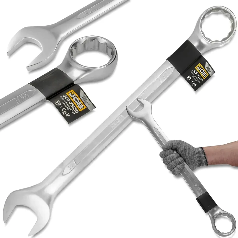 Serie - Tweezijdige Ringsleutel - 50mm - 12-Hoekig - CrV Staal von JCB – Produktbild