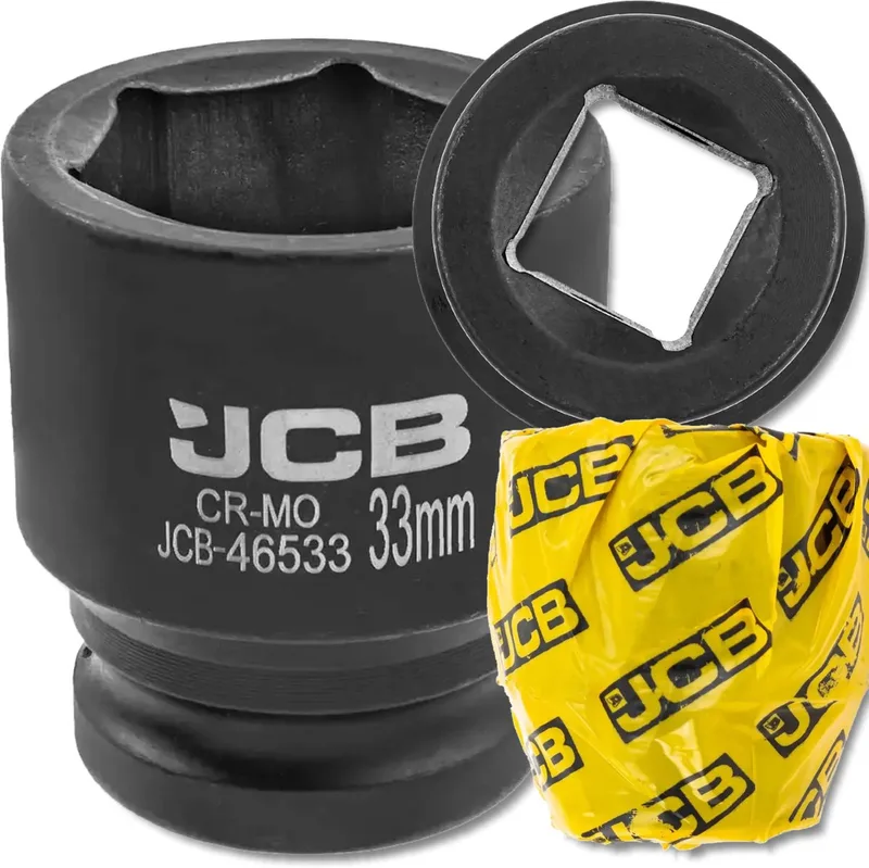 Slagmoersleutel - 33 mm - 6-kant - Cr-Mo Staal van JCB – productafbeelding