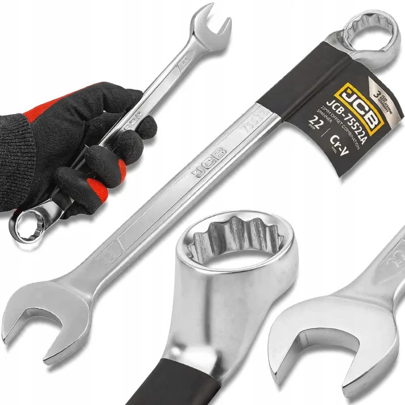 Steeksleutel - 22mm - 75 graden - 12-kant van JCB – productafbeelding