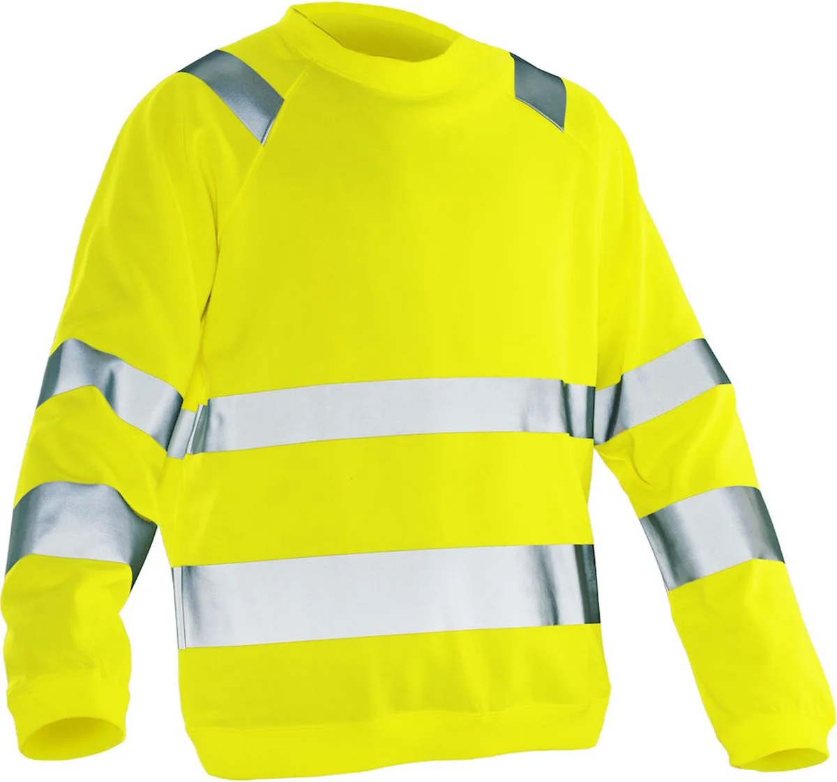 Jobman 1150 Hi-Vis Sweatshirt 65NO115065 - Geel von Jobman, Gelb, S – Produktbild