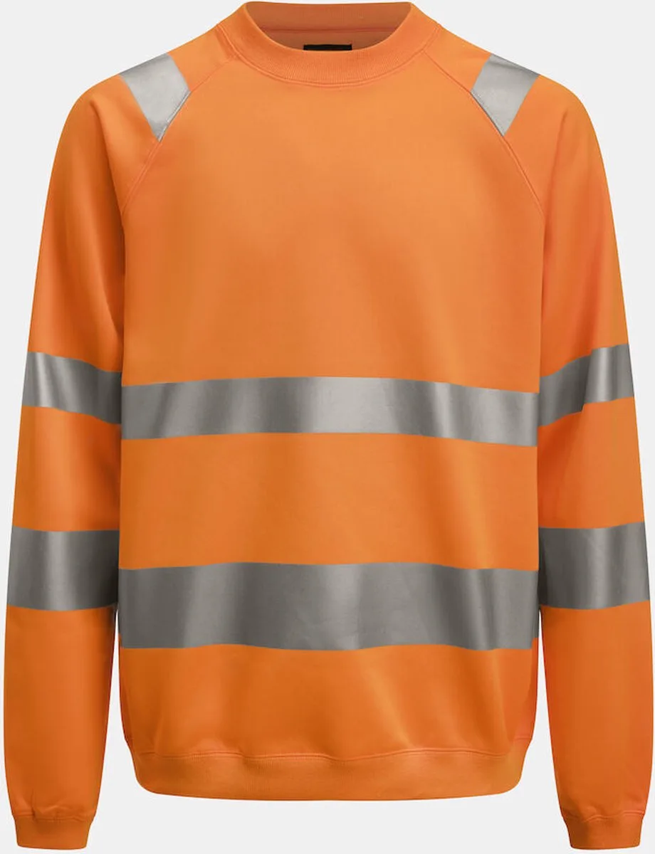 Jobman 1150 Hi-Vis Sweatshirt 65NO115065 - Oranje de Jobman, Orange, 3XL – image du produit