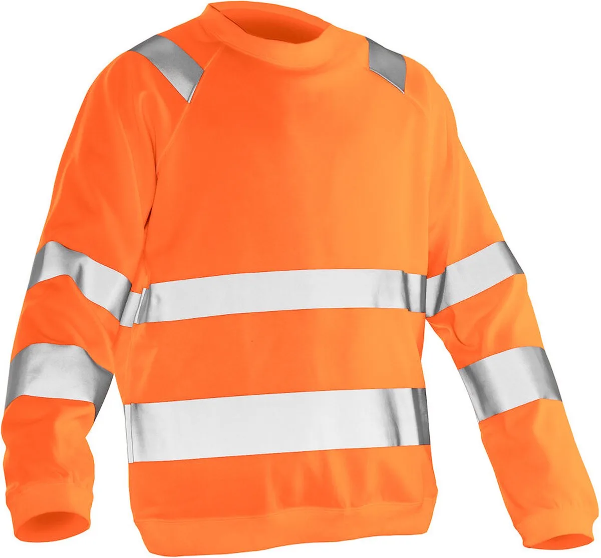 Jobman 1150 Hi-Vis Sweatshirt 65NO115065 - Oranje de Jobman, Orange, XS – image du produit