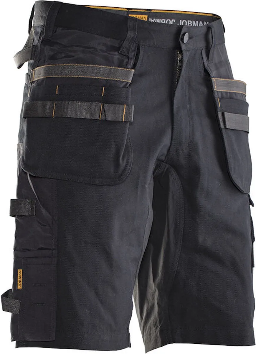 Jobman 2168 Stretch Shorts HP 65216818 - Zwart de Jobman, Noir, C62 – image du produit