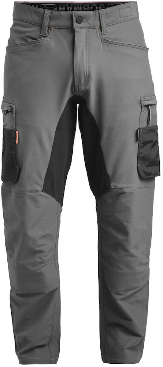 Jobman 2194 Stretch Service Trousers 65219418 - Donkergrijs/Zwart de Jobman, Gris foncé, Noir, D104 – image du produit