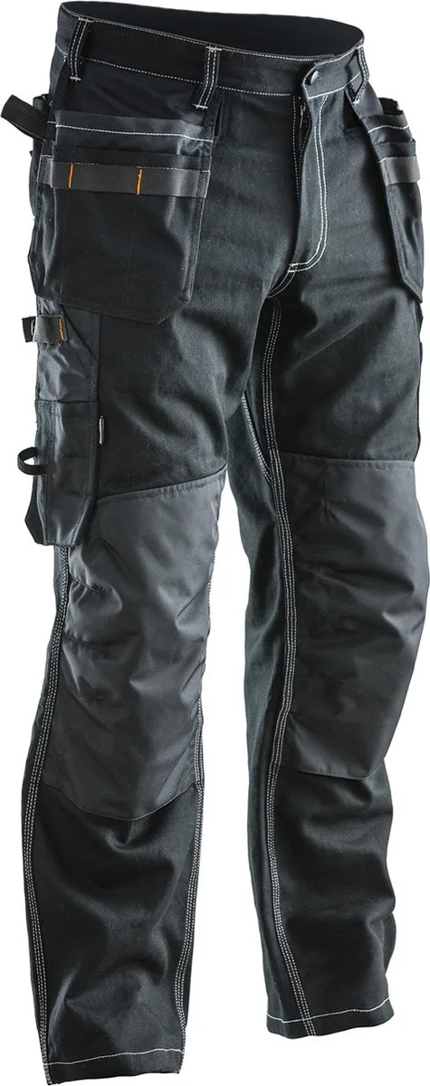 Jobman 2200 Trousers Cotton HP 65220013 - Zwart van Jobman, Zwart, C152 – productafbeelding