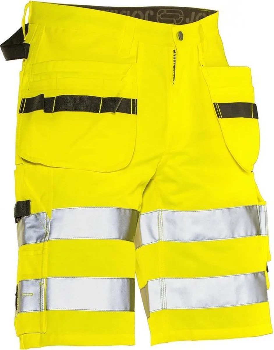 Jobman 2207 Hi-Vis Shorts HP 65220762 - Geel van Jobman, Geel, C52 – productafbeelding