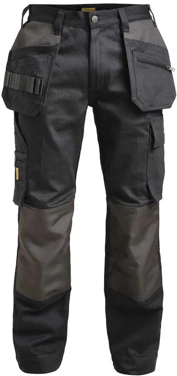Jobman 2312 Trousers Cotton HP 65231210 - Zwart von Jobman, Schwarz, C52 – Produktbild