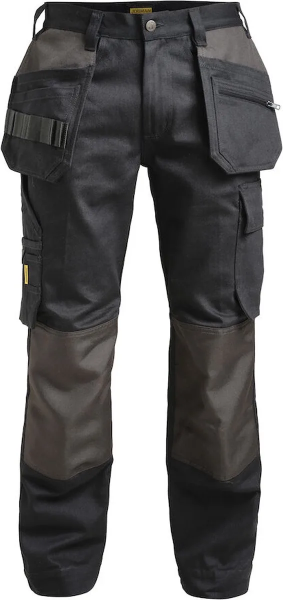 Jobman 2312 Trousers Cotton HP 65231210 - Zwart van Jobman, Zwart, C58 – productafbeelding