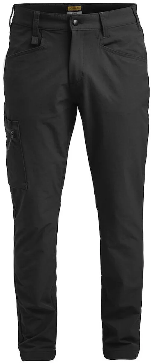 Jobman 2318 Service Trousers Stretch 65231870 - Zwart van Jobman, Zwart, C50 – productafbeelding