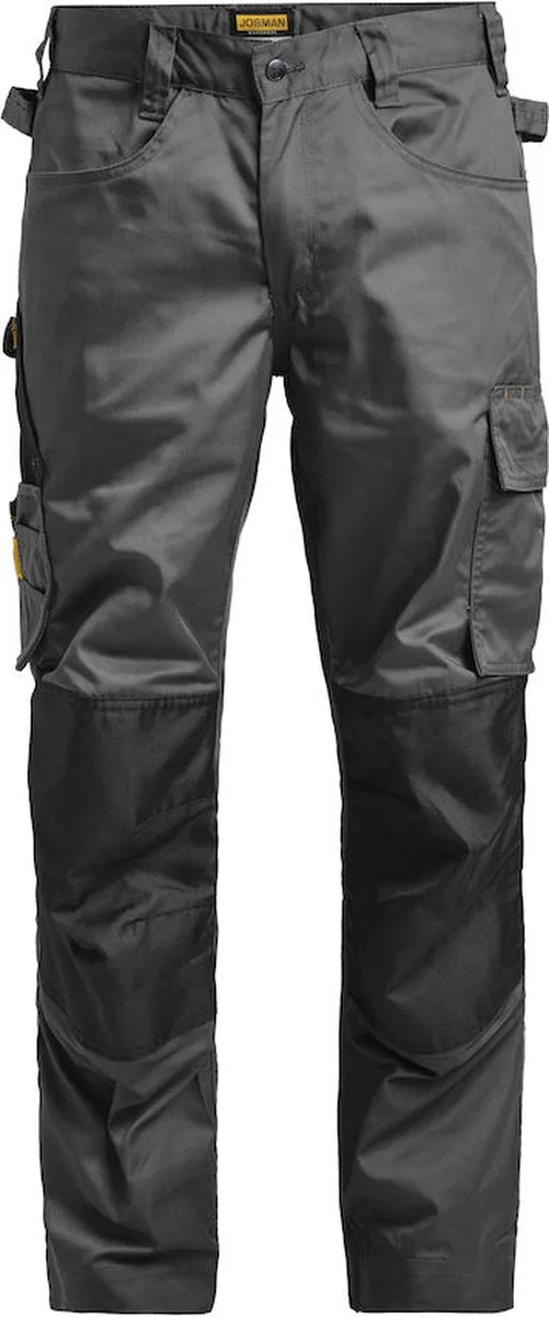 Jobman 2321 Service Trousers 65232120 - Donkergrijs/Zwart de Jobman, Gris foncé, Noir, D120 – image du produit