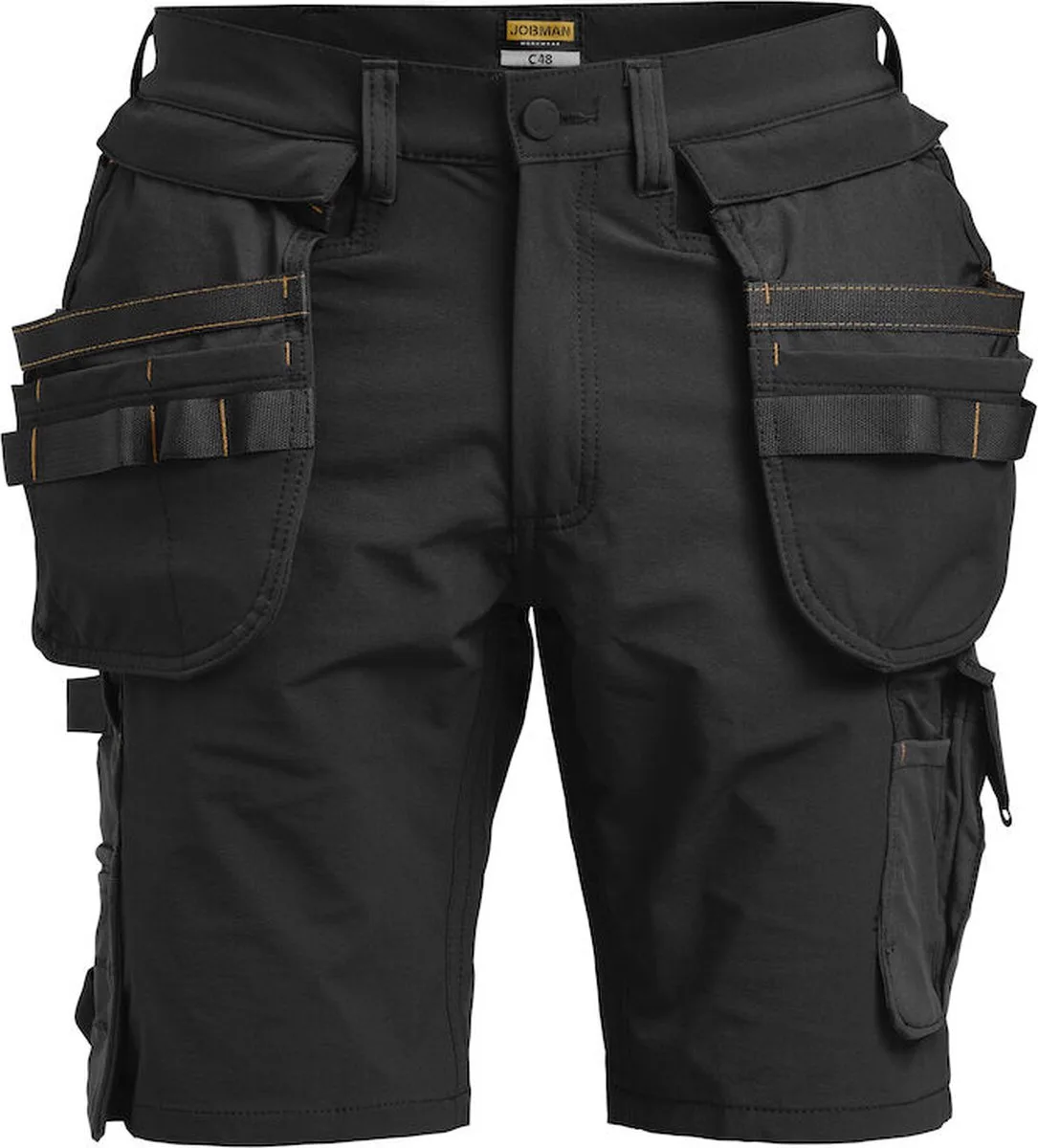 Jobman 2397 Craftsman Shorts Stretch HP 65239770 - Zwart de Jobman, Noir, C50 – image du produit