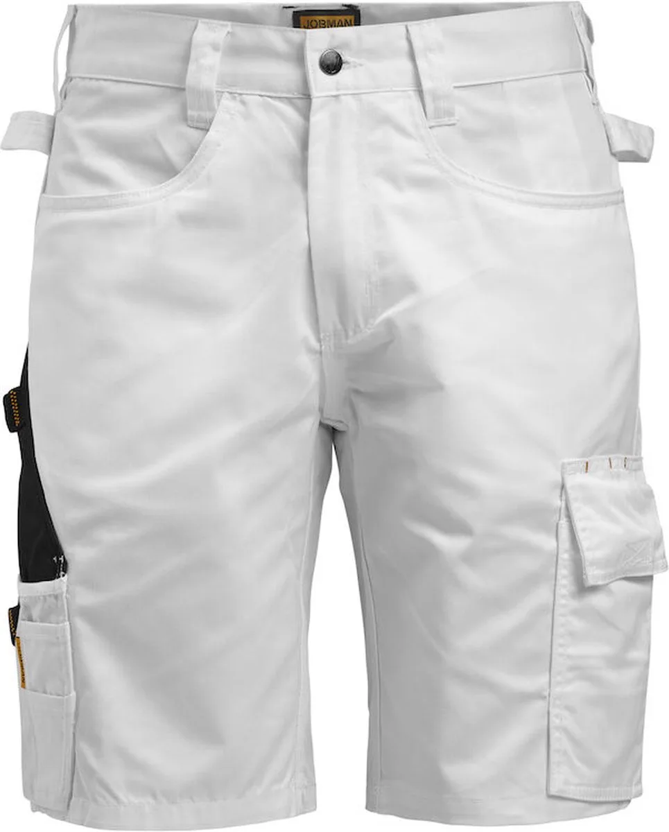 Jobman 2723 Service Shorts 65272320 - Wit/zwart från Jobman, Vit, Svart, C42 – produktbild