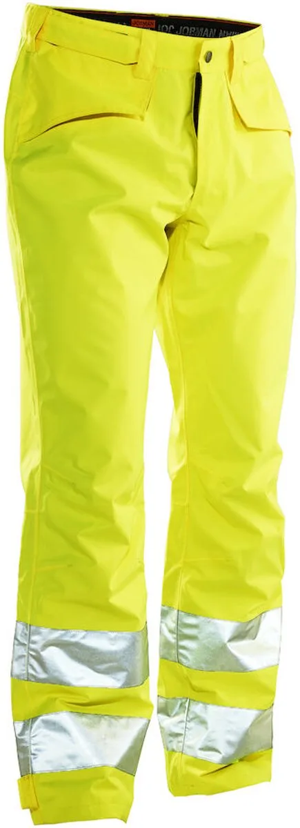 Jobman 2933 Hi-vis Shell Trousers 65293362 - Geel de Jobman, Jaune, XS – image du produit