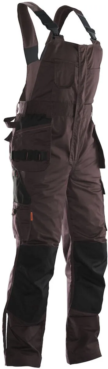 Jobman 3730 Bib N' Brace 65373020 - Bruin/Zwart de Jobman, Marron, Noir, C56 – image du produit