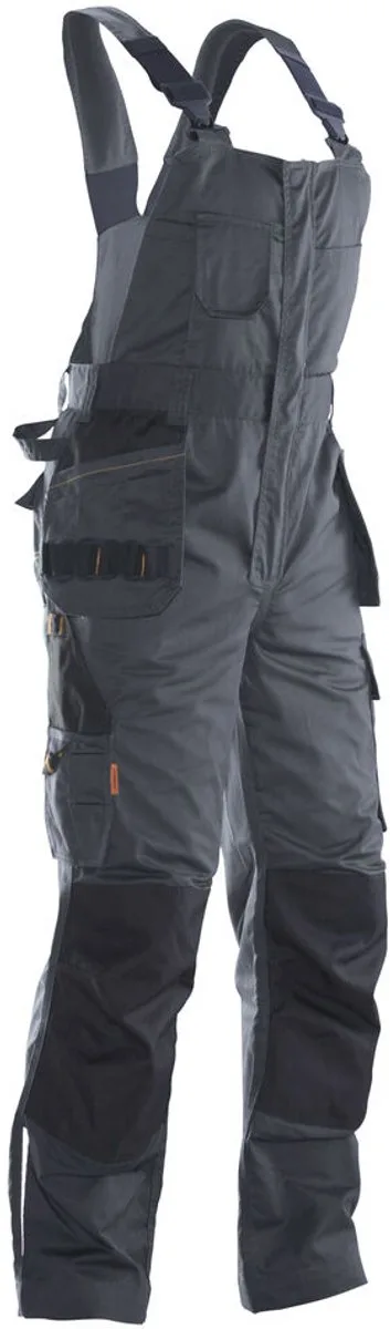 Jobman 3730 Bib N' Brace 65373020 - Donkergrijs/Zwart de Jobman, Gris foncé, Noir, C52 – image du produit
