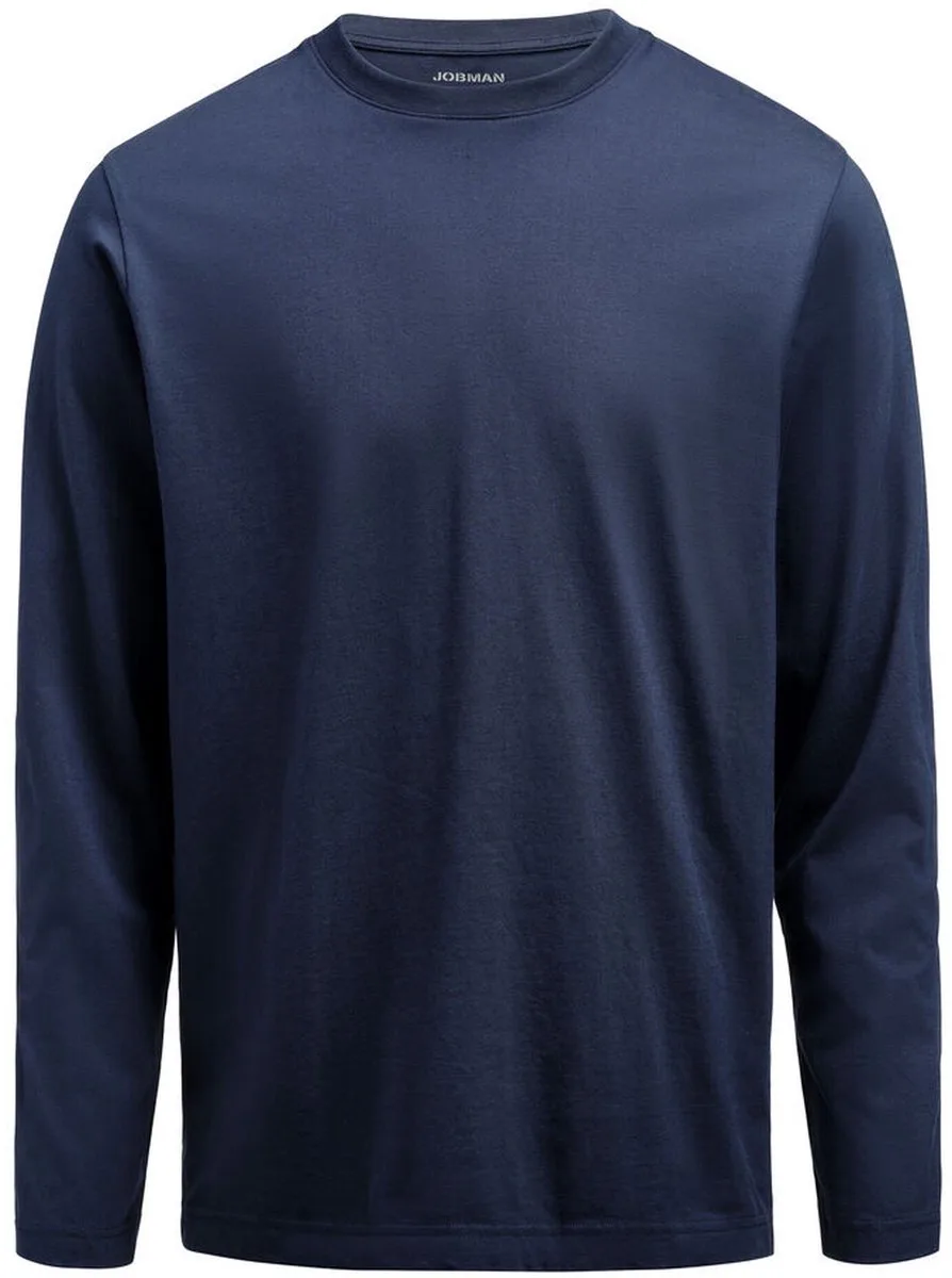 Jobman 5130 Longsleeve T-shirt 65513012 - Navy de Jobman, Bleu foncé, XS – image du produit