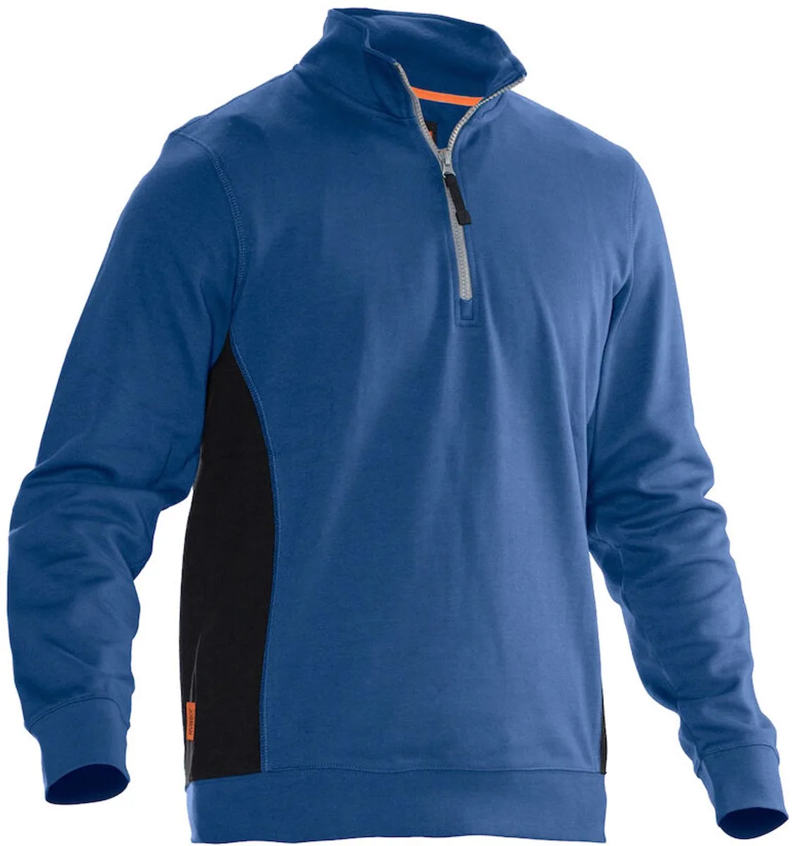 Jobman 5401 Halfzip Sweatshirt 65540120 - hemelsblauw/zwart de Jobman, Hemelsblauw, Noir, S – image du produit