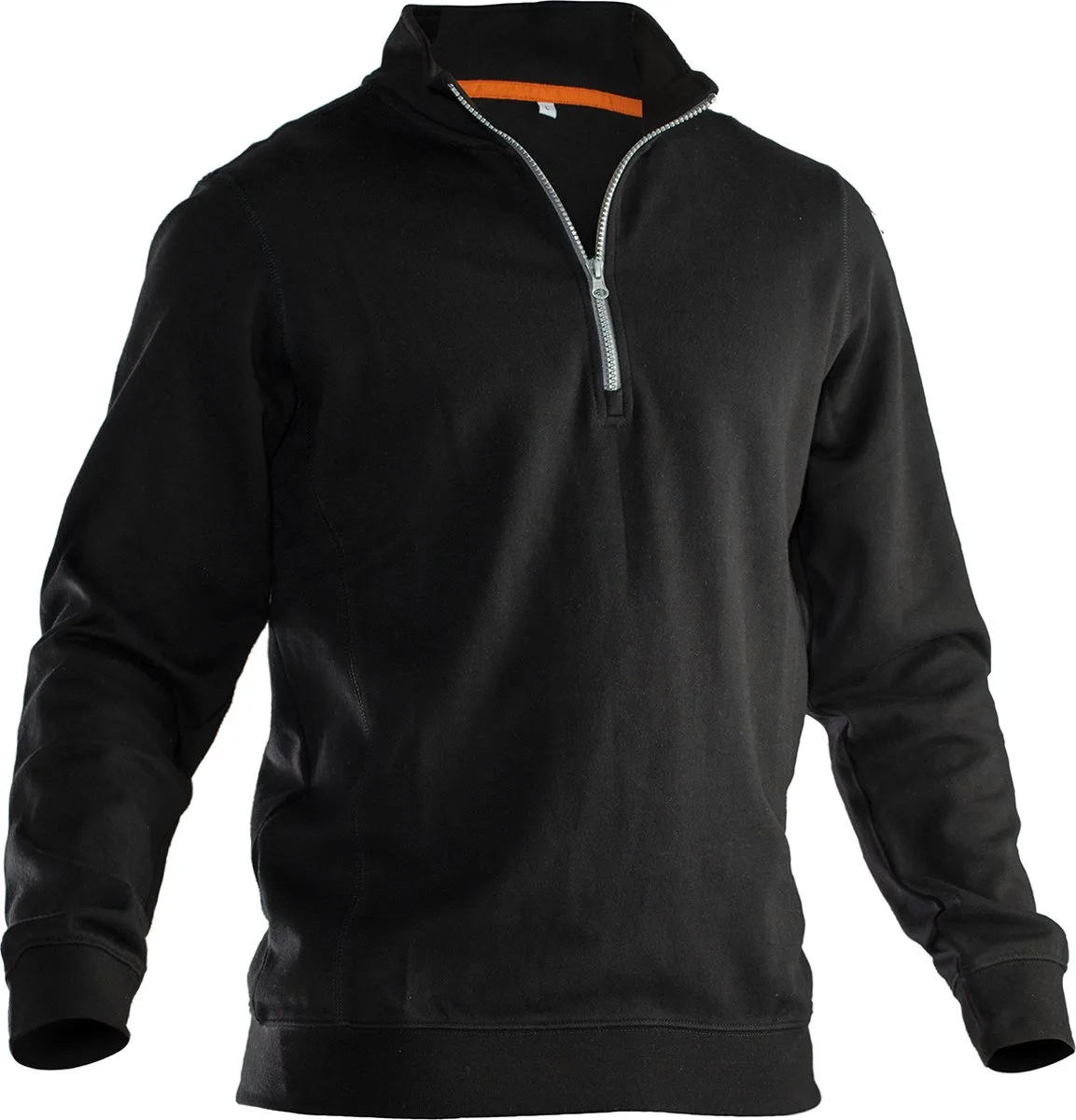 Jobman 5401 Sweatshirt met rits - Zwart von Jobman, Schwarz, L – Produktbild