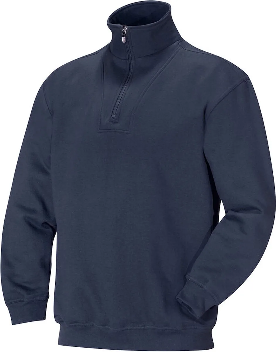 Jobman 5500 Halfzip Sweatshirt 65550010 - Navy by Jobman, Dark blue, XL – product image