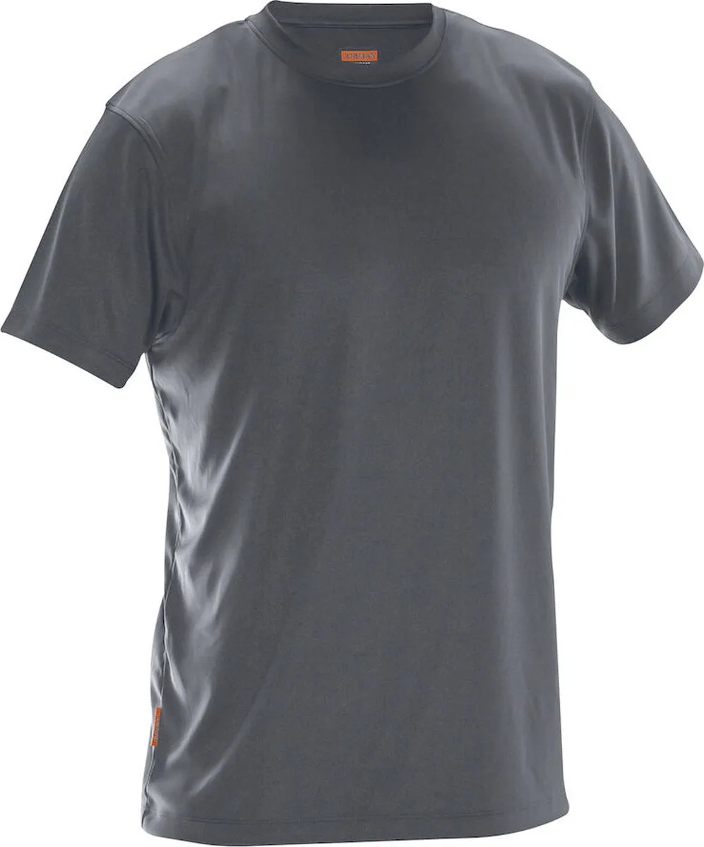 Jobman 5522 T-shirt Spun-Dye 65552251 - Donkergrijs de Jobman, Gris foncé, S – image du produit