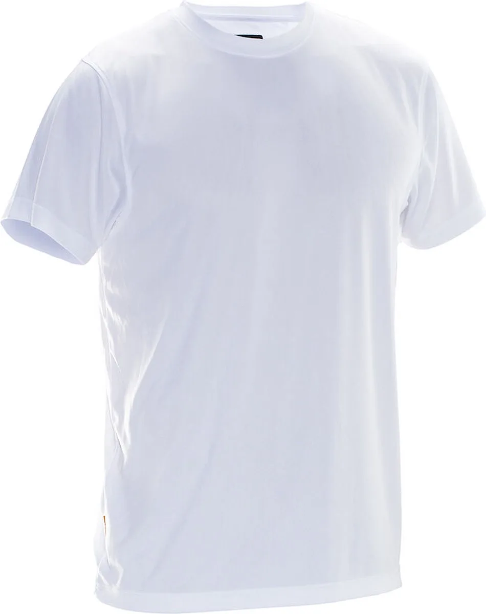 Jobman 5522 T-shirt Spun-Dye 65552251 - Wit fra Jobman, Hvid, XS – produktbillede
