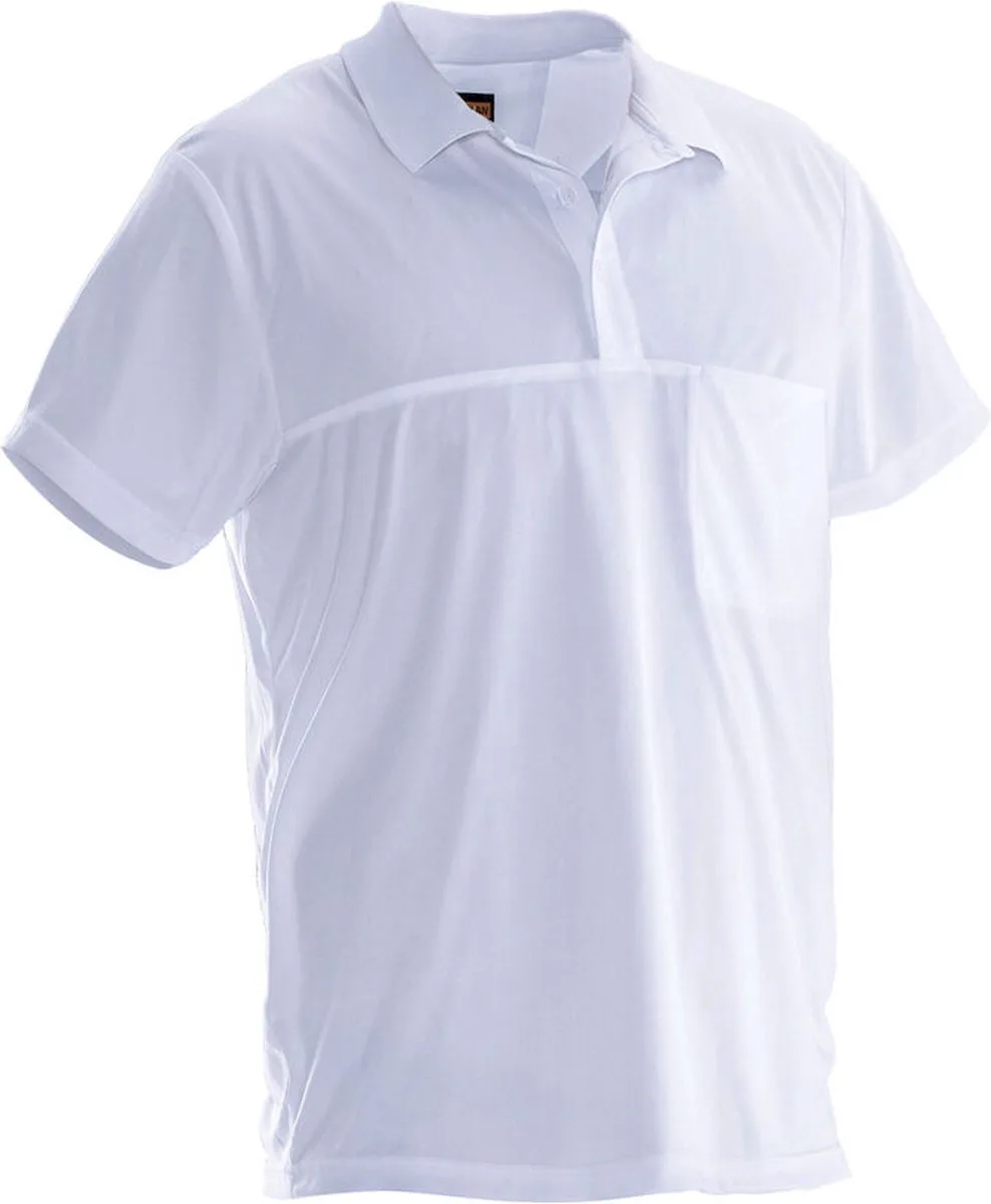 Jobman 5533 Polo Spun-Dye 65553351 - Wit från Jobman, Vit, 3XL – produktbild