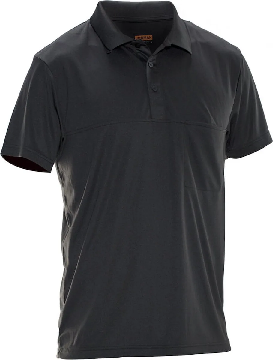 Jobman 5533 Polo Spun-Dye 65553351 - Zwart de Jobman, Noir, XL – image du produit