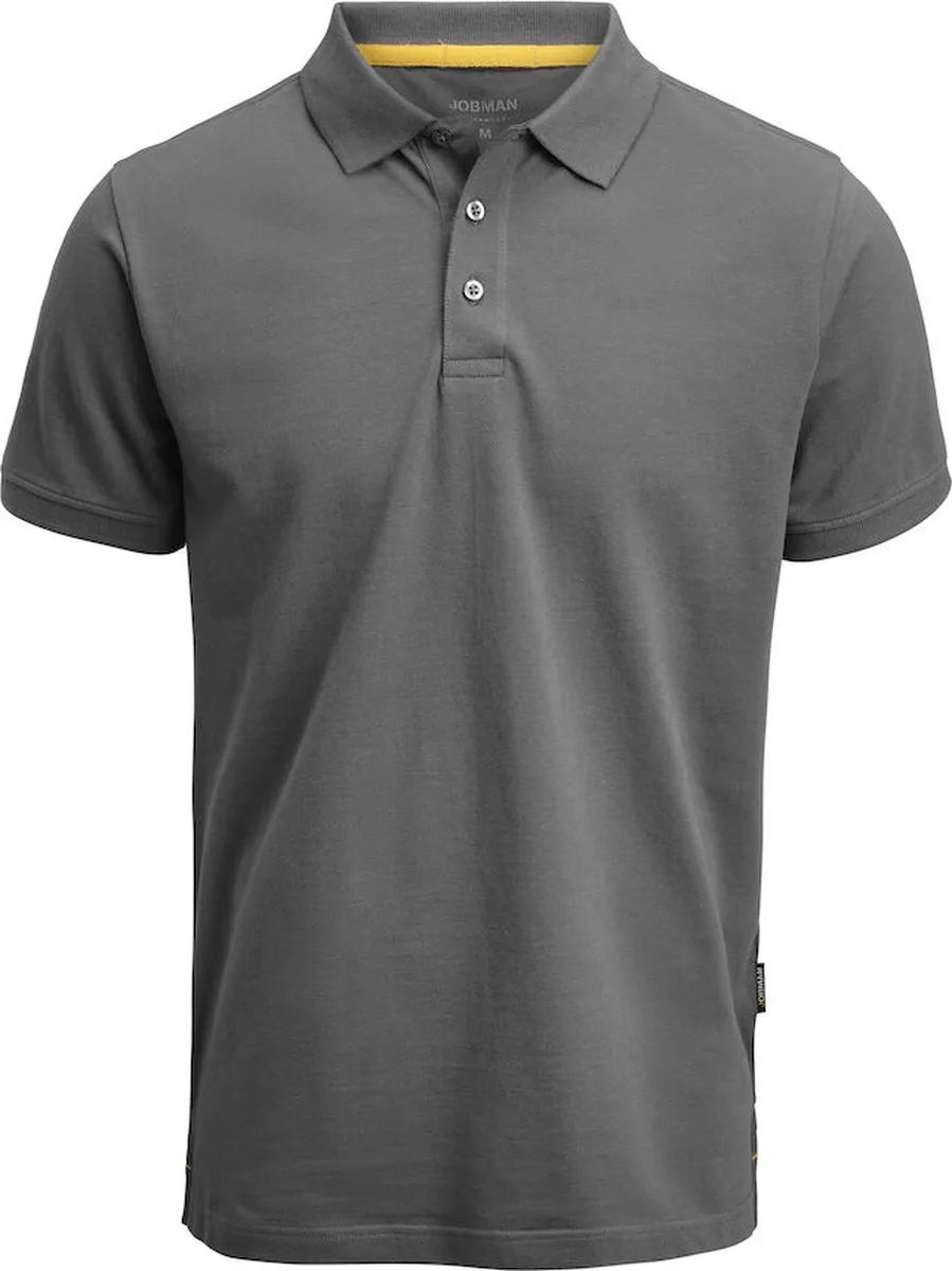 Jobman 5566 Poloshirt 65556615 - Donkergrijs von Jobman, Dunkelgrau, 3XL – Produktbild