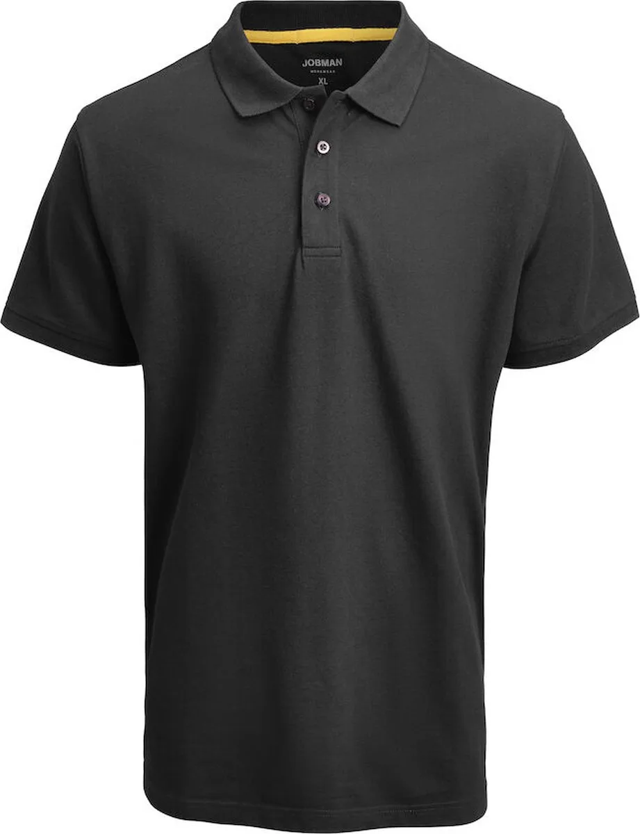 Jobman 5566 Poloshirt 65556615 - Zwart von Jobman, Schwarz, XL – Produktbild