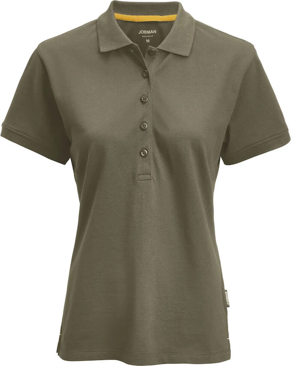 Jobman 5567 Poloshirt Woman 65556715 - Olijfgroen de Jobman, Olijfgroen, XS – image du produit