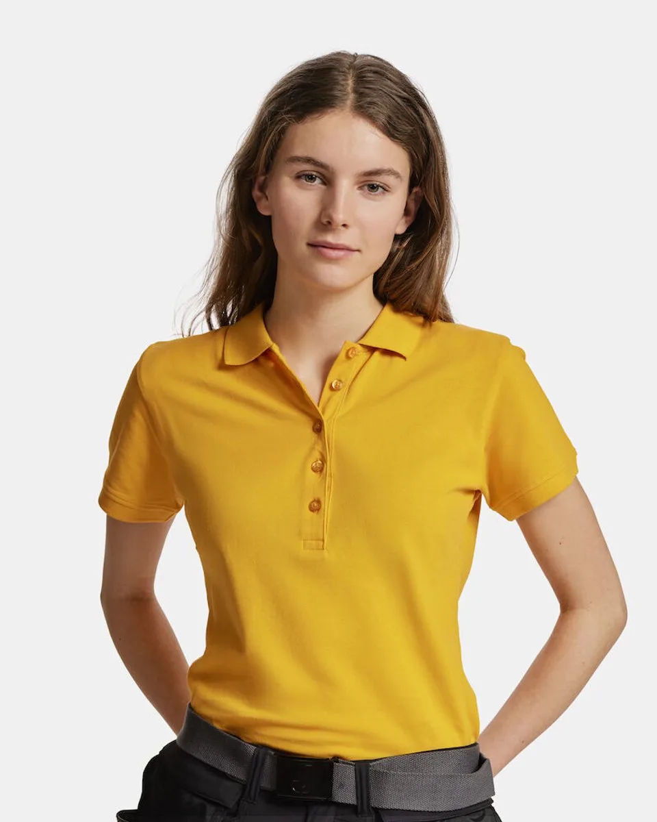Jobman 5567 Poloshirt Woman 65556715 - Oranje/Geel von Jobman, Orange, Gelb, XS – Produktbild