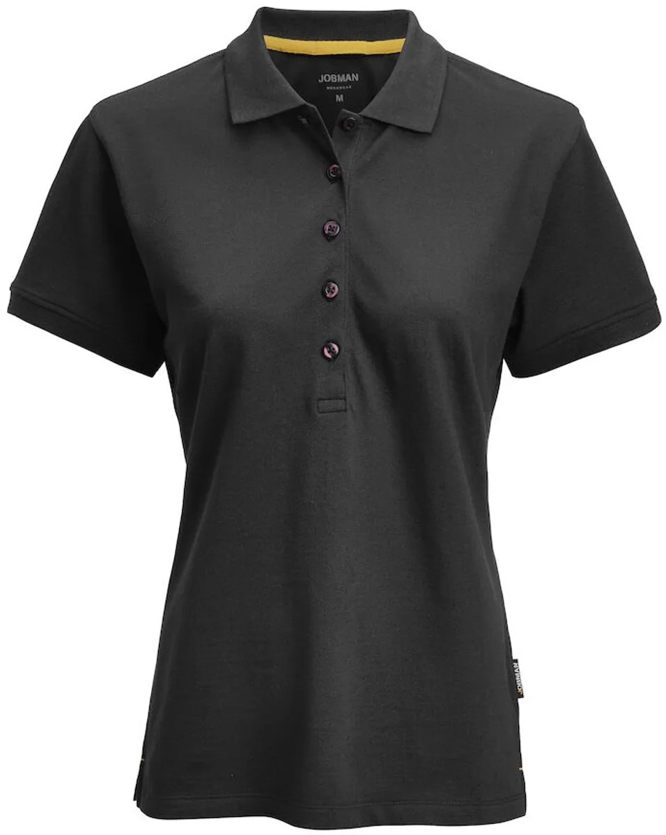 Jobman 5567 Poloshirt Woman 65556715 - Zwart van Jobman, Zwart, L – productafbeelding