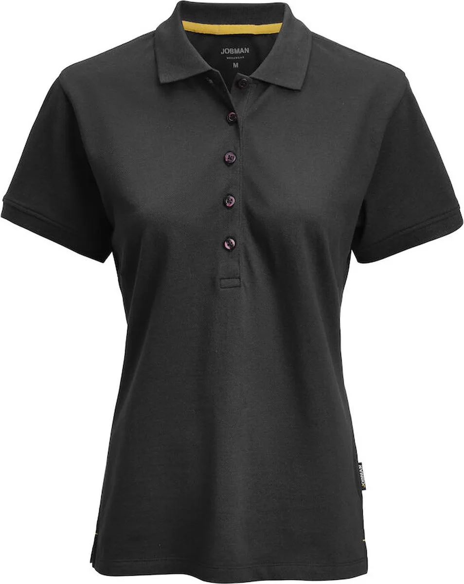 Jobman 5567 Poloshirt Woman 65556715 - Zwart de Jobman, Noir, XL – image du produit