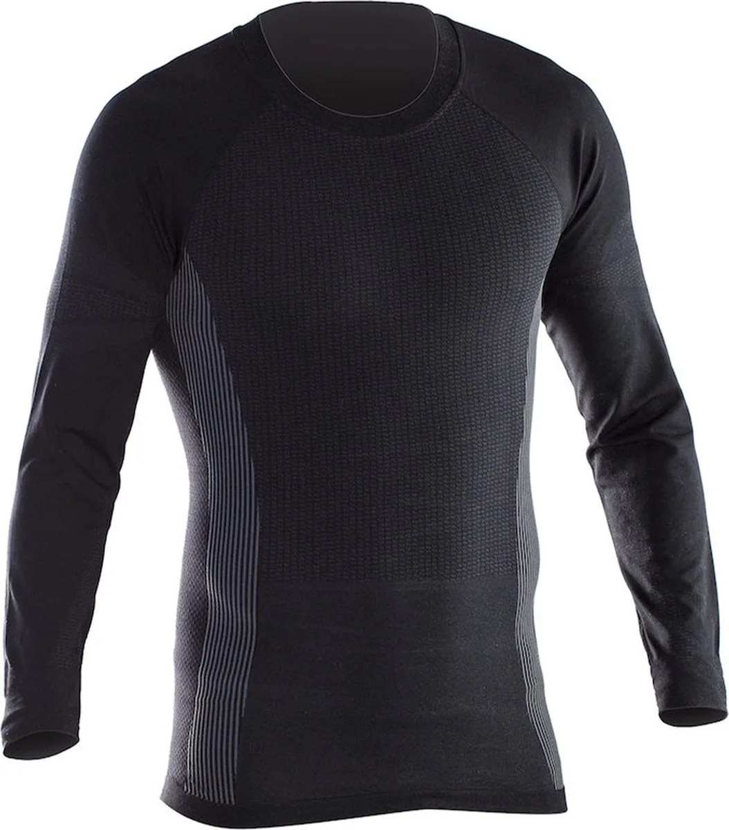 Jobman 5580 Sweater Next To Skin 65558051 - Donkergrijs/Zwart de Jobman, Gris foncé, Noir, L – image du produit