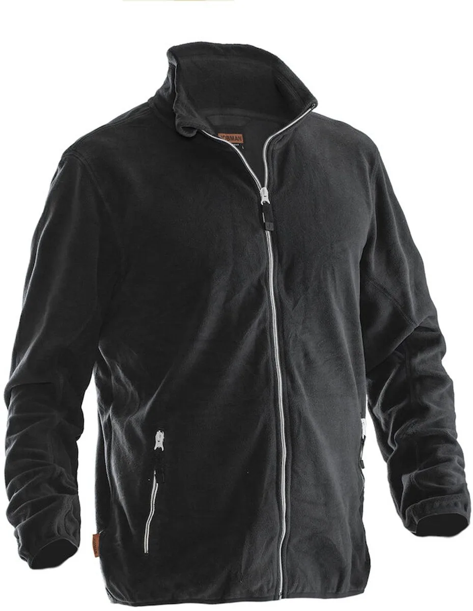Jobman 5901 Microfleece Jacket 65590154 - Zwart van Jobman, Zwart, XS – productafbeelding