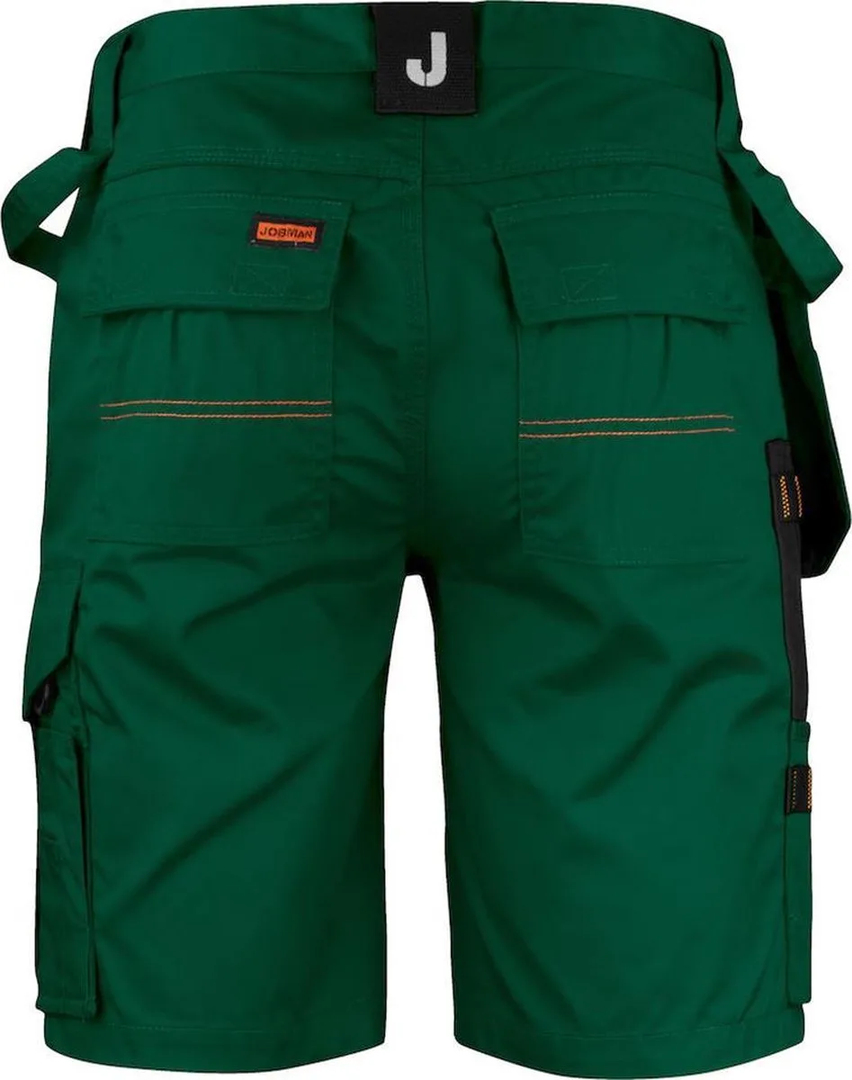 Practical 2722 Korte Werkbroek Holsterpockets - Mannen - Bruin/Zwart von Jobman, Braun, Schwarz, 62 – Produktbild