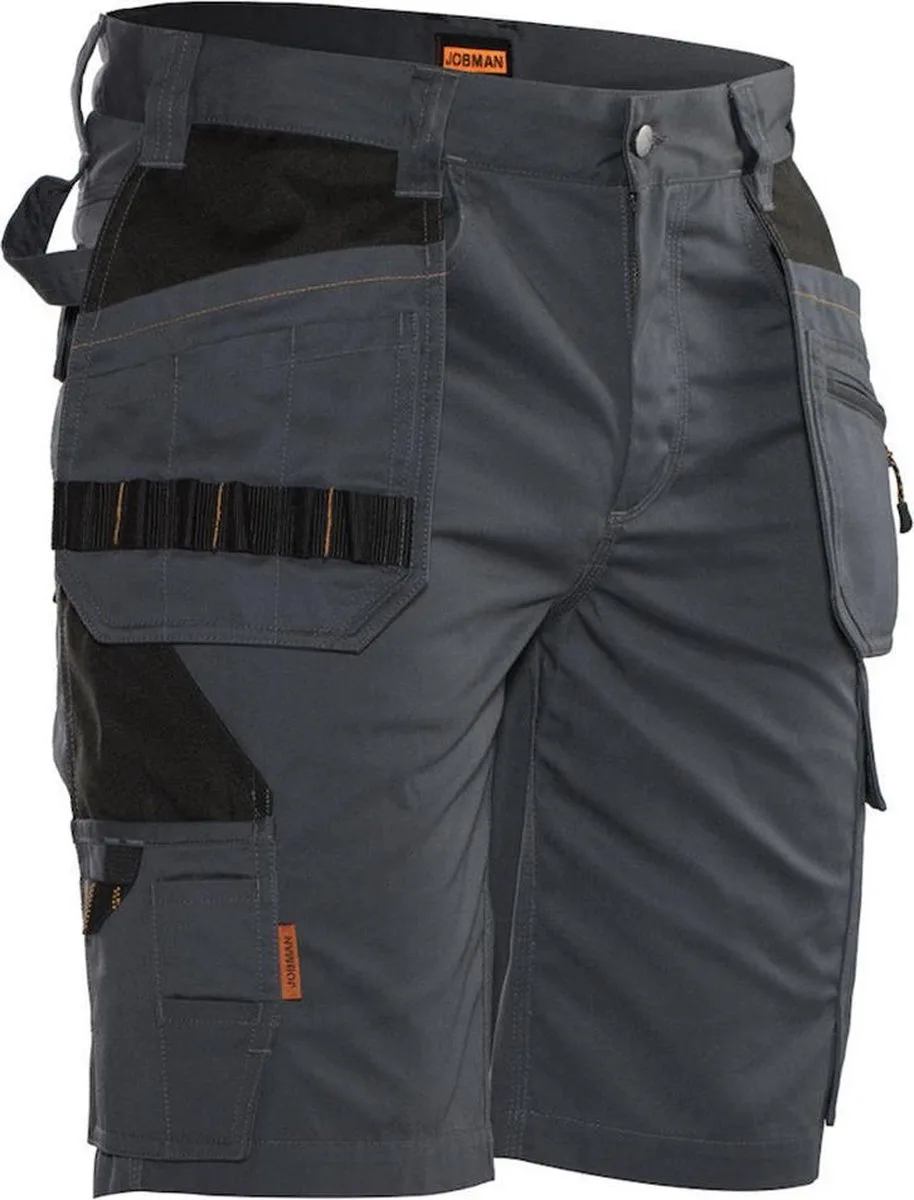 Practical 2722 Korte Werkbroek Holsterpockets - Mannen - Donker Grijs de Jobman, Donker Grijs, 64 – image du produit