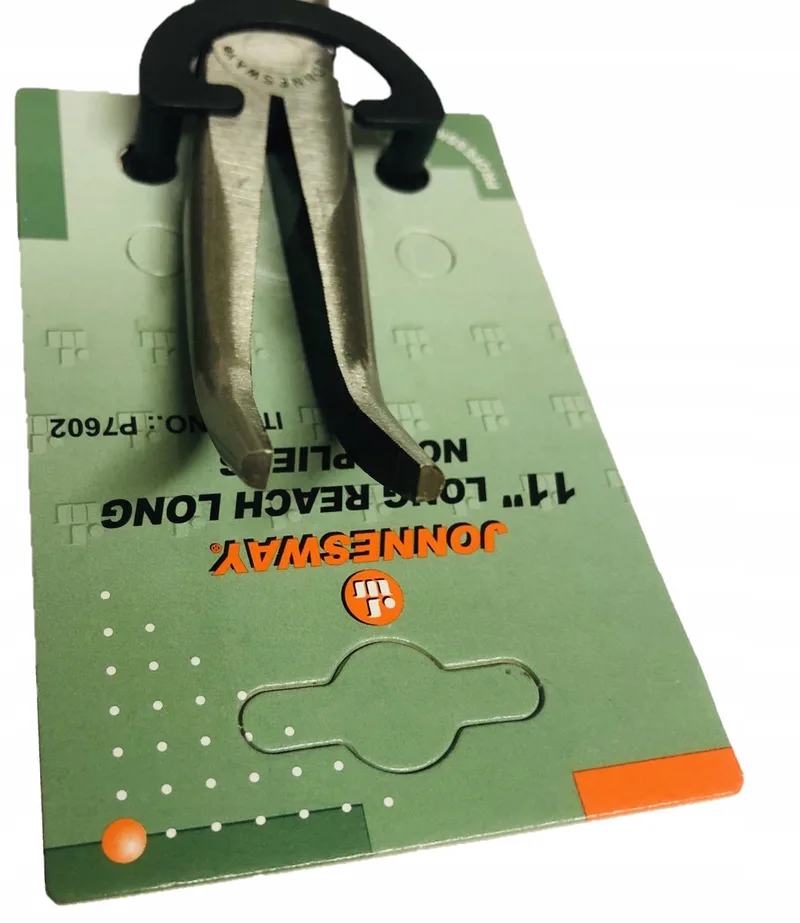 2x Jonnesway Lange Gebogen Montage Tangen 280mm P7602 by Jonnesway, Silver – product image
