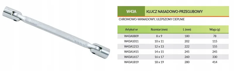 Dopsleutel 10x11mm Jonnesway - Chroom-Vanadium by Jonnesway – product image