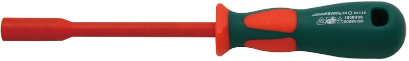 Geïsoleerde Dop-schroevendraaier 8 x 125mm by Jonnesway, Green – product image