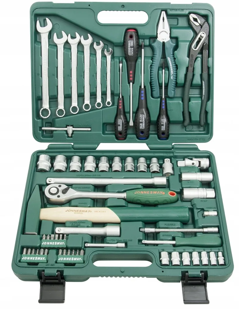 Gereedschapset 60 Delen - Sleutels & Doppen de Jonnesway – image du produit