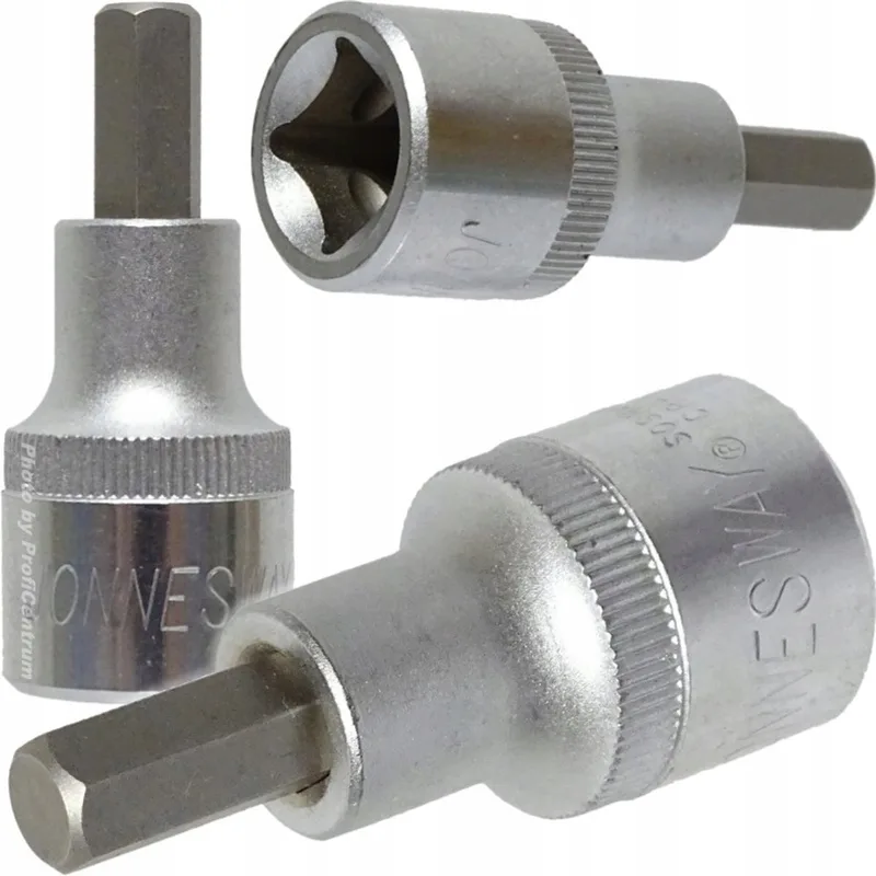 Inbus Bit H10x55mm met 1/2" Dop - Professioneel Gereedschap von Jonnesway – Produktbild