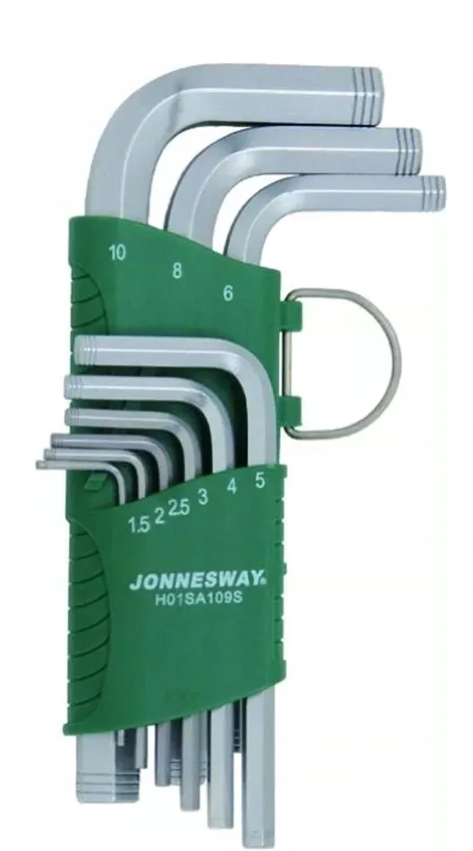 Inbussleutel Set Gebogen 9 Stuks 1.5-10mm von Jonnesway – Produktbild