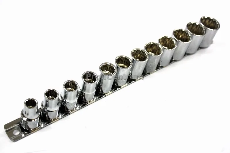 Jonnesway 12-delige 3/8" metrische doppenset, 12-zijdig by Jonnesway – product image